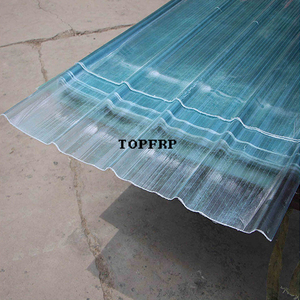 แผ่นไฟเบอร์กลาส YX840 GFRP แผ่นหลังคาลูกฟูก แผ่นหลังคา FRP - Product Image 1