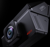 Caméra embarquée Skywonder A6 modèle Super Vision Nocturne 4G 720P HD double objectif avec capteur G, surveillance de stationnement 24h, GPS intégré, WiFi bidirectionnel