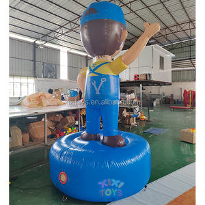 Publicidad personalizada 3M <span class=keywords><strong>H</strong></span> inflable dibujos animados niño personaje modelo globo - Product Image 4