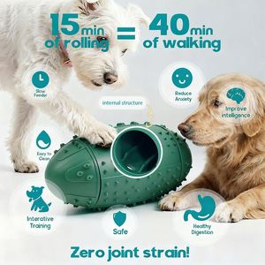 Nuevo Juguete de Goma para Perros 2026, para Masticar, con Recompensas de Comida, Juguete Dental para la Salud de los Dientes y las Encías, Juguete de Cuerda para Masticar - Product Image 2