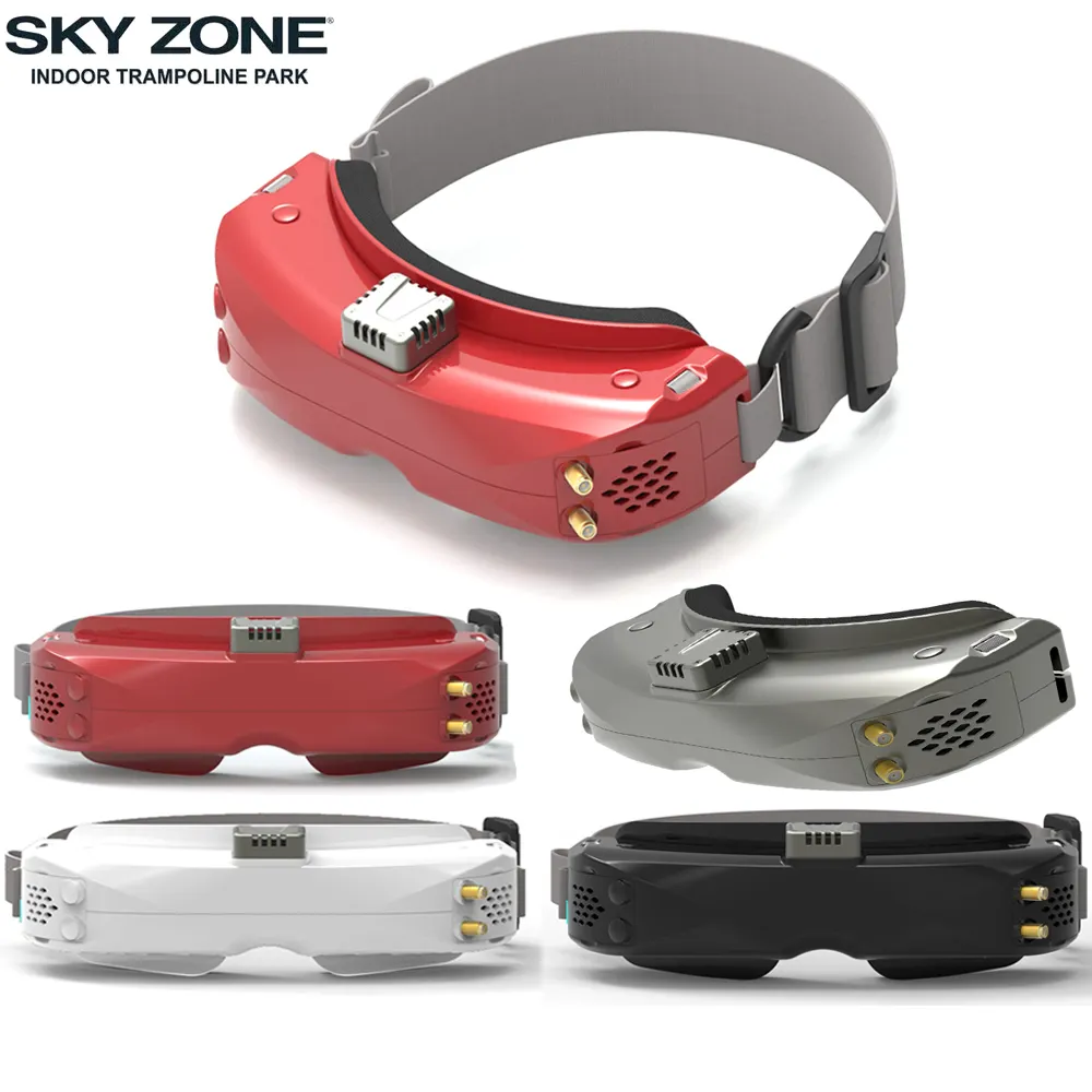 SKYZONE SKY04X 5.8Ghz 48CH FPV Goggles Support 2D/3D Build in Headtracke With Fan DVR Camera For RC Plane Racing FPV Drone