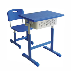 Conjunto de Mesa y Sillas Ajustables en Altura para Escuela <span class=keywords><strong>Primaria</strong></span>, Muebles Escolares, Escritorio de Estudio para Niños, para Uso en el Aula Escolar - Product Image 1