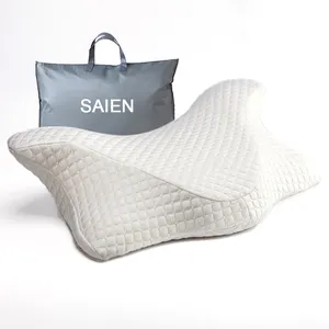 Cuscino ergonomico ortopedico per dormire cuscino sagomato cuscino cervicale in Memory Foam per dolore al collo e alle spalle