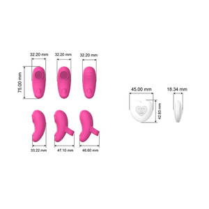 Mini Vibratore Wireless in Silicone a 10 Velocità per Punto G e Capezzoli, Impermeabile IPx6, Non Lubrificato, Progettato per Adulti - Product Image 3