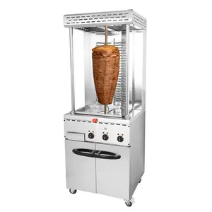 Máquina profesional multiusos para parrilla Kebab Shawarma para restaurante