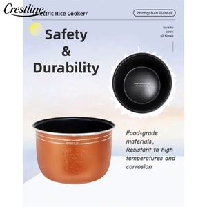 Autocuiseur 2L/3L/5L avec cuve intérieure en aluminium double face épaissie antiadhésive, pièce de rechange universelle pour usage domestique - Product Image 2