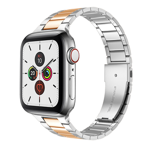 Cinturino di lusso con cinturino di ricambio Smart Leyi in metallo e acciaio inossidabile cinturino in maglia per <span class=keywords><strong>iphone</strong></span> IWatch cinturino 7 8 49mm 45mm - Product Image 1