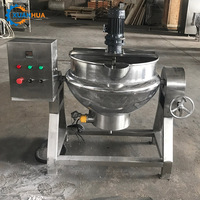 Marmite de cuisson inclinable à vapeur, électrique, à gaz, à induction, avec agitateur sous vide, pour aliments, chili, confiture, riz, garantie 1 an
