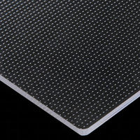 Panneau de lumière acrylique Edgelit PMMA Laser Dot 3D V Panneau de guidage de lumière de coupe LGP 2/3/4/5/6/8/10/12/15mm Lumisheet Panneau de lumière LED