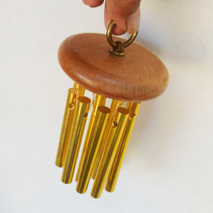 Wholesale High Quality Metal <b>Wind</b> <b>Chime</b> High Frequency Golden Aluminum Alloy for Sound Bath Therapy and Meditation - Product Image 4
