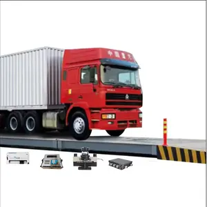 Edelstahl Elektronische Fahrzeugwaage für LKWs 60-80 Tonnen Kapazität Bodenfahrzeug-Gewichtswaage OEM/ODM LED LCD-Anzeige 10kg - Product Image 1
