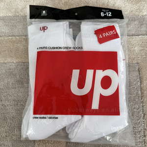 4 đôi phụ nữ và nam phi hành Đoàn vớ Hip-hop thời trang giản dị thể thao dày dưới khăn thể thao vớ thương hiệu tùy chỉnh logo bông vớ - Product Image 5