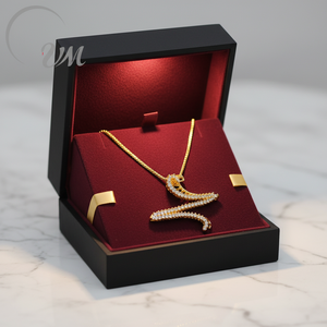 UMJewelry <b>Silver</b> Necklace Wholesale gold-plated suitable <b>for</b> both <b>men</b> and women Engagement gift anniversary daily wear party - Product Image 2