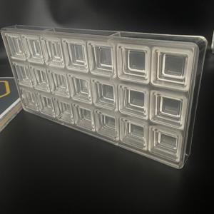 แม่พิมพ์ช็อกโกแลตทรงสี่เหลี่ยมซ้อนกัน 21 ช่อง ยี่ห้อ <span class=keywords><strong>Kailan</strong></span> อุปกรณ์อบขนมมืออาชีพ - Product Image 2