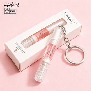 Venta al por mayor: Tubo vacío de 1ml, 1.5ml, 3ml para aceite de cutículas con tapa de rosca, llavero portátil, bolígrafo de uñas con etiqueta privada. - Product Image 2