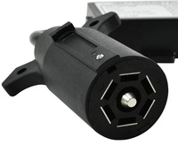 Anhängerlicht-Converter US-Fahrzeug mit 7-Wegen-Klingenanhängeranschluss zu europäischem Wohnmobil mit 13-Pin-Rundstecker-Anhänger-Adapter