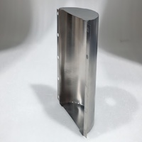 Capó de niobio curvado a medida con brida, 99.95% de pureza, ASTM B393, para horno de depósito de película delgada de semiconductores UHV
