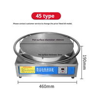 Crêpière électrique automatique commerciale multifonctionnelle rPancake Maker avec plaque de fer