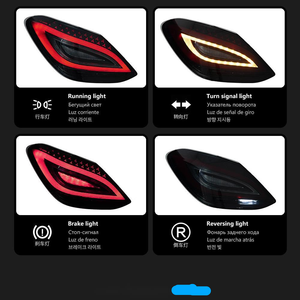 Conjunto de Luz Trasera LED CG de 12V, 6000 Lúmenes, 55W, Blanco Frío, Diseño Ojo de Demonio, Carcasa de PC y ABS para Mercedes-Benz Clase C W205 - Product Image 3