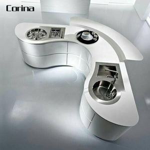 Design di lusso artificiale servizio da cucina in pietra contatore personalizza cucina di casa <span class=keywords><strong>bar</strong></span> contatori cibo servizio contatore - Product Image 1