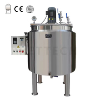 Mélangeur en acier inoxydable de personnalisation d'usine avec mélangeur de savon chauffant 5000 litres réservoir de mélange à double enveloppe