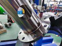 Máquina de Soldadura TIG Circular Automática para Tubos de Cobre y Bridas de Acero con Unidad de Enfriamiento por Agua y Operación de un Solo Toque