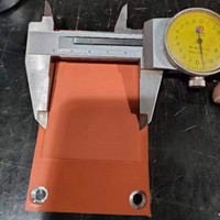 Plaque résistante aux hautes températures 300*600mm, plaque en silicone pour presse à chaud, machine à bander les bords du bois