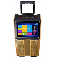 Altavoz Portátil con Pantalla Táctil LCD de 15 Pulgadas, Altavoz de Karaoke con Video para el Hogar, en Oferta