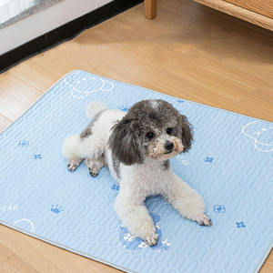 Venta caliente superficie de tela de refrigeración relleno de látex rociador de verano alfombrilla de refrigeración para mascotas para suelo sofá cama para perros y gatos - Product Image 1
