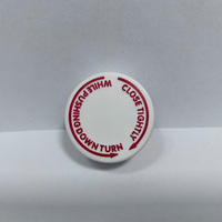 Code QR avec numéro CRC Cap pour flacon rectangulaire en plastique ambré de 473 ml pour sirop contre la toux Prometh Wockhardt Arch