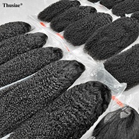 Perruques Jerry Curly en cheveux humains, Lace Front transparente, pour cheveux vietnamiens bruts, Water Wave, Kinky Curly, pour femmes noires