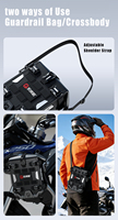 Sacs de moto Kewig TPU imperméables de grande capacité 5,5 L, à dégagement rapide, adaptés au tourisme/cyclisme à moto