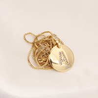 Colliers Pour Femmes Lettre Collier Bijoux En Acier Inoxydable En Acier Inoxydable Initial Ras Du Cou Lettre Nom Collier De Mode Zircon