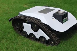 Robot Rasaerba Cingolato Industriale <span class=keywords><strong>Elettrico</strong></span> Telecomandato da 550mm per Giardino, Economico, in Vendita - Product Image 3