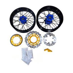 오토바이 17인치 슈퍼모토 SM 알로이 휠 림 세트 스즈키 DRZ400 호환 - Product Image 6