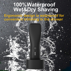 Recortadora de vello corporal para la zona íntima, actualizada, con cuchilla SkinSafe, resistente al agua, para uso en seco y húmedo, <span class=keywords><strong>afeitadora</strong></span> inalámbrica para hombres - Product Image 4