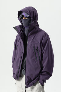 <span class=keywords><strong>Anorak</strong></span> con cremallera para <span class=keywords><strong>hombre</strong></span>, rompevientos de Safari, parches bordados de doble capa para exteriores, chaquetas de senderismo, abrigos, fabricante de ropa - Product Image 6