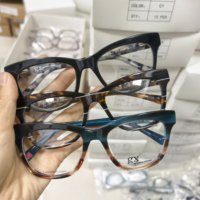 Montures de lunettes unisexes de haute qualité, faites à la main, en acétate, forme œil de chat, solides, pour la protection des yeux