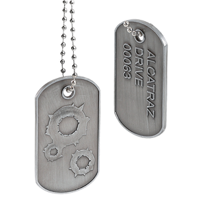 Placa de Identificación Personalizada para Perro con Logotipo, Diseño de Letras Cruzadas de Animales, Metal Galvanizado, para Regalos del Día Nacional y Navidad - Product Image 1