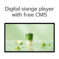 Affichage du lecteur multimédia publicitaire Android 4K 43 "32" avec logiciel Cms gratuit Lecteur de signalisation numérique intégré