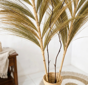 Handmade Eco-Friendly Natural Rayung <b>Dried</b> <b>Grass</b> Decorative Pampas Style Vase Filler for Mother's Day Graduation Home Decoration - Product Image 3