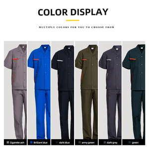 Oem Tinh Khiết Cotton Người Đàn Ông Của Làm Việc Coverall Thoáng Khí Thoải Mái Ngành Công Nghiệp Quần Áo Đồng Phục - Product Image 6