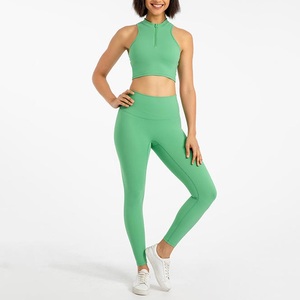 Fabricant OEM Ensembles débardeurs et leggings de yoga Vêtements de yoga pour le fitness - Product Image 1