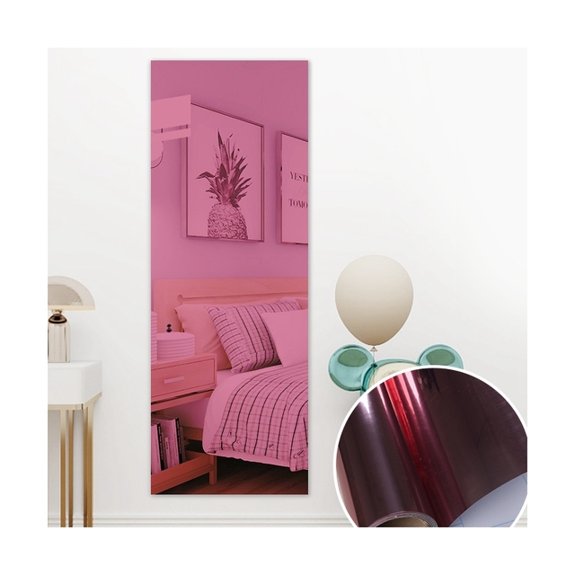 Modern Removable Mirror Stickers Waterproof Wall Stickers DIY Self Adhesive Non-Glass Safety Reflective Peel for Home Wall Decor