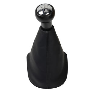 Pommeau de levier de vitesse en <span class=keywords><strong>cuir</strong></span> à 5 vitesses pour Peugeot Citroen 206 207 <span class=keywords><strong>307</strong></span> C3 C4 C5 pommeau de levier de vitesse - Product Image 1