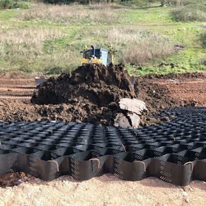 Grille <span class=keywords><strong>de</strong></span> stabilisation du sol en géocell HDPE en nid d'abeille, prix, protection des pentes, construction routière - Product Image 3