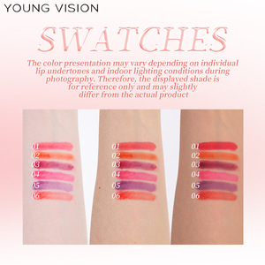 Tinte labial en forma de corazón Young Vision de 3 ml, líquido mate de doble uso para labios y mejillas - Product Image 3