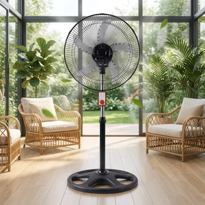 Ventilateur sur pied de 18 pouces avec 5 pales oscillantes, hauteur réglable, moteur AC, commande mécanique pour le refroidissement domestique - Product Image 2