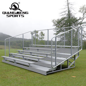 5 열 15 피트 알루미늄 표백제 좌석 난간이 있는 고품질 관람석 맞춤형 고정식 관람석 좌석 - Product Image 2