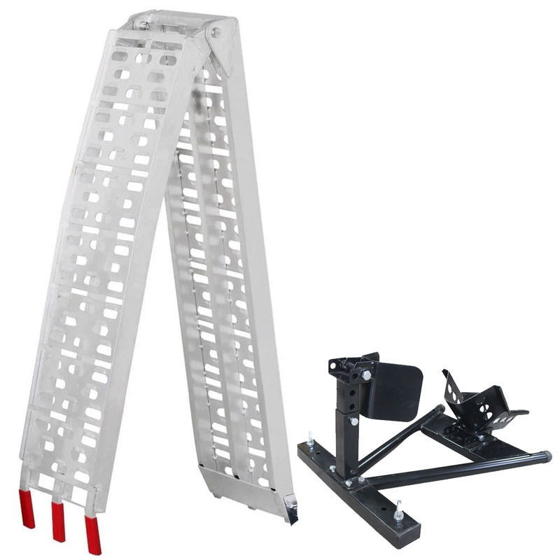Motorcycle Front Wheel Chock and Folding